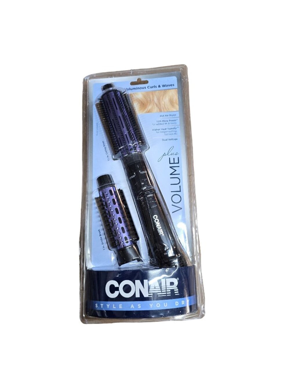 Conair Style As You Dry Plus Volume Voluminous Curls & Waves